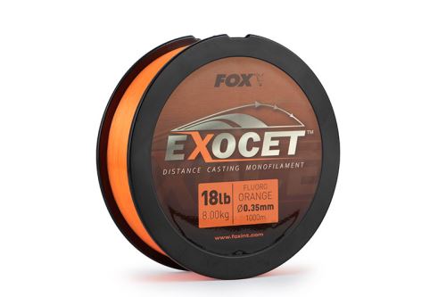 Fox Exocet Fluoro Orange Mono 0.30mm 14lb 6.5kg 1000m