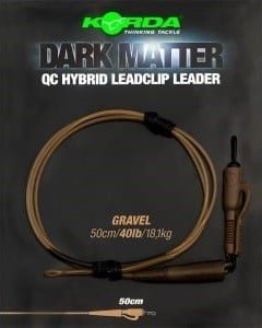 Korda Dark Matter Leader QC Hybrid Clip Gravel