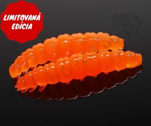 Libra Lures Larva 45 Hot Orange Cheese 8ks