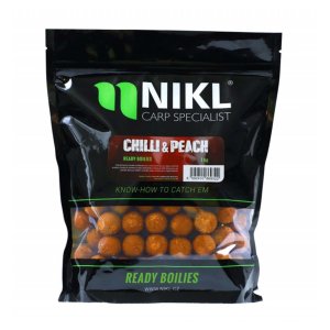 Nikl Ready Boilies Chilli & Peach 20mm 3kg