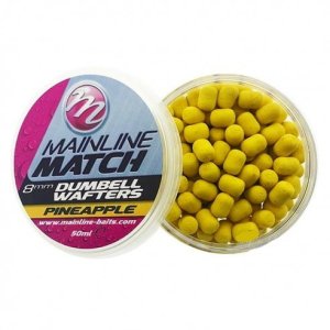 Mainline Match Dumbell Wafters 10mm Yellow -  Pineapple
