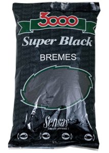 Sensas 3000 Super Black Pleskac 1kg
