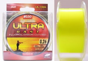 Asso Ultra Cast 300m 0,28mm fluo žltá