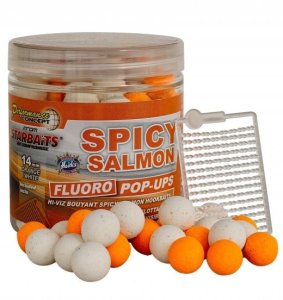 Starbaits Pop Up Fluo Spicy Salmon 14mm 80g