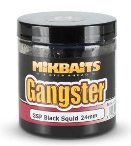 Mikbaits boilie v dipu Gangster GSP Black Squid 24mm 250ml