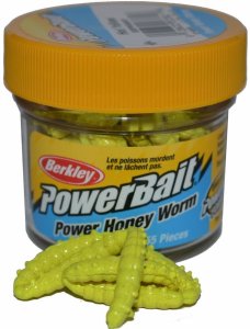 Berkley PowerBait Honey Worm 2,5cm Žltá 55ks