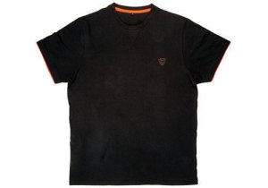 Fox Black / Orange Brushed Cotton T - M