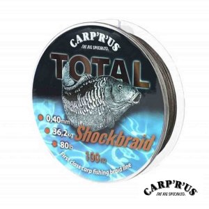 Carp ´R´ Us Total Shock Braid 0,30mm 100m 50lb pletená šnúra