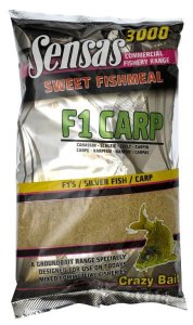 Sensas 3000 Sweet Fishmeal UK F1 CARP 1kg