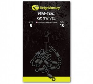 RidgeMonkey RM-Tec Quick Change Swivel vel.8 10ks