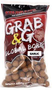 Starbaits Boilies Grab & Go Global Cesnak 1kg 20 mm
