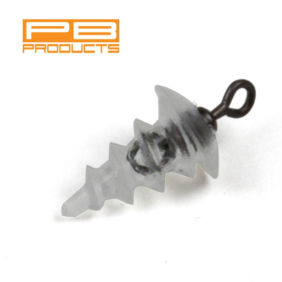 PB Products Bait Screw 360 Clear Small 10pcs