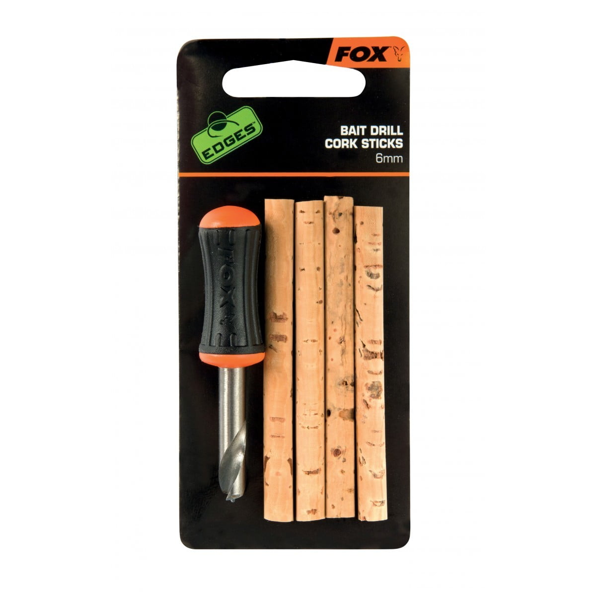 Fox Bait Drill and 6mm Cork Sticks x5