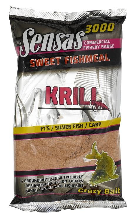 Sensas 3000 Sweet Fishmeal UK KRILL 1kg