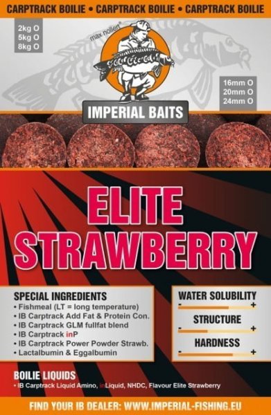 Imperial Baits Boilies Elite Strawberry 30mm 1kg