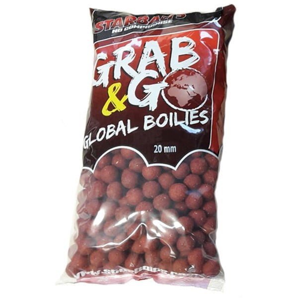 Starbaits Boilies Grab & Go Global Tigry orech 1kg 20 mm