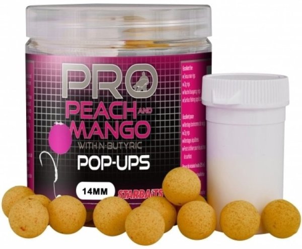 Starbaits Pop Up Probiotic Peach Mango 14mm 60 g